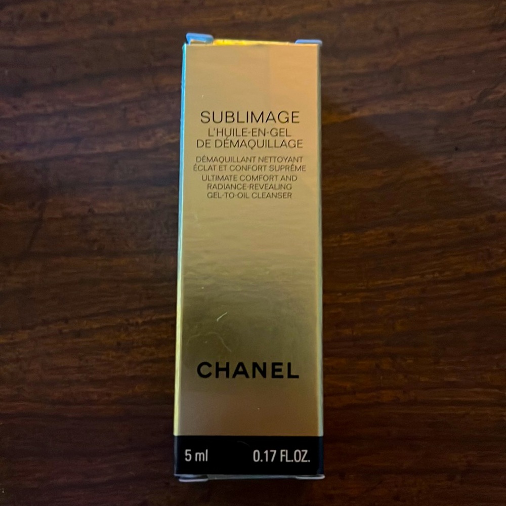 Chanel Sublimage Gel L’Huile-En De Demaquillage 5ml.17FLOZ Brand New Send Offers